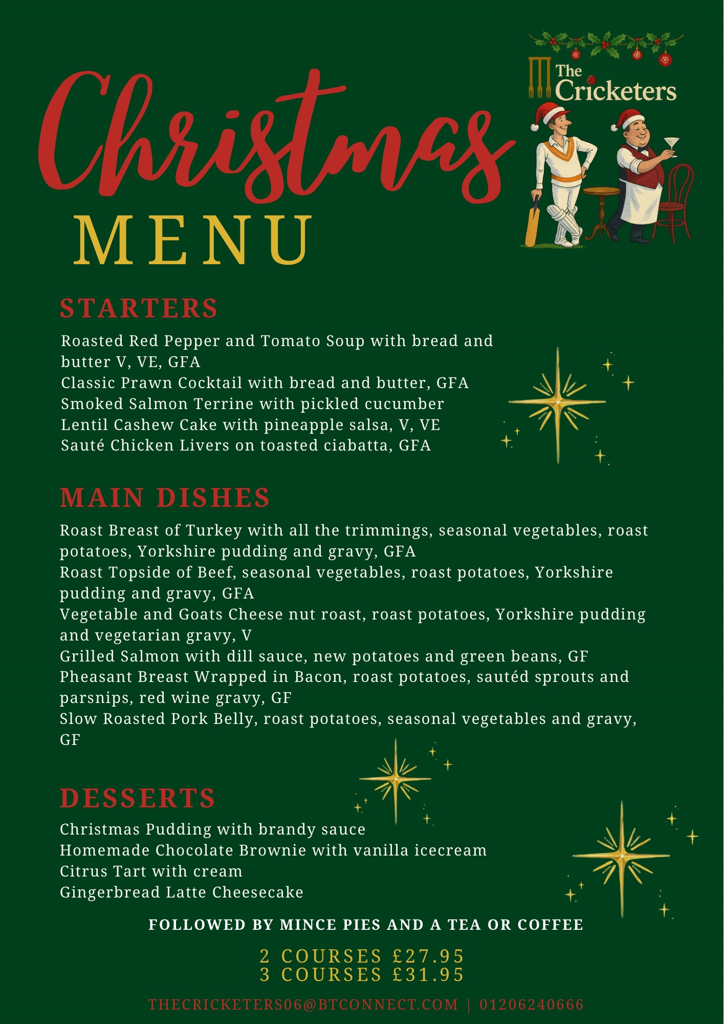 Christmas Menu 2025